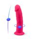 Фаллоимитатор SilexD Henry Pink (MODEL 2 size 7.5in), двухслойный, силикон+Silexpan, диаметр 4,8см