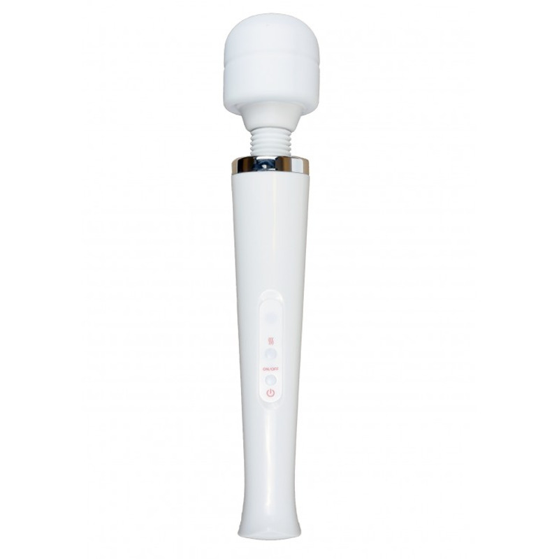 Вибромассажер с съемной головкой Magic Massager Wand, белый