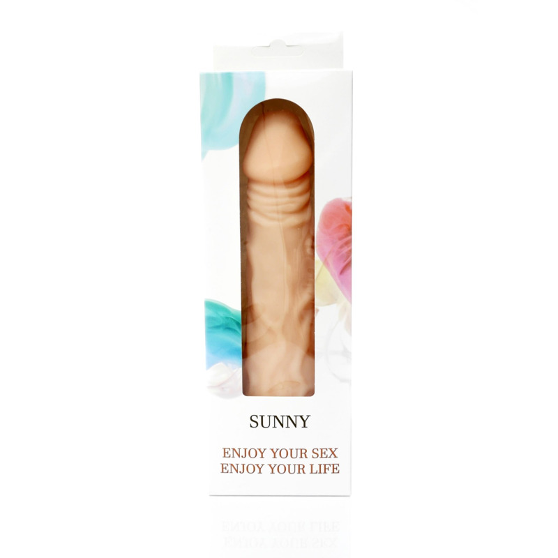 Вибратор реалистичный SUNNY, киберкожа