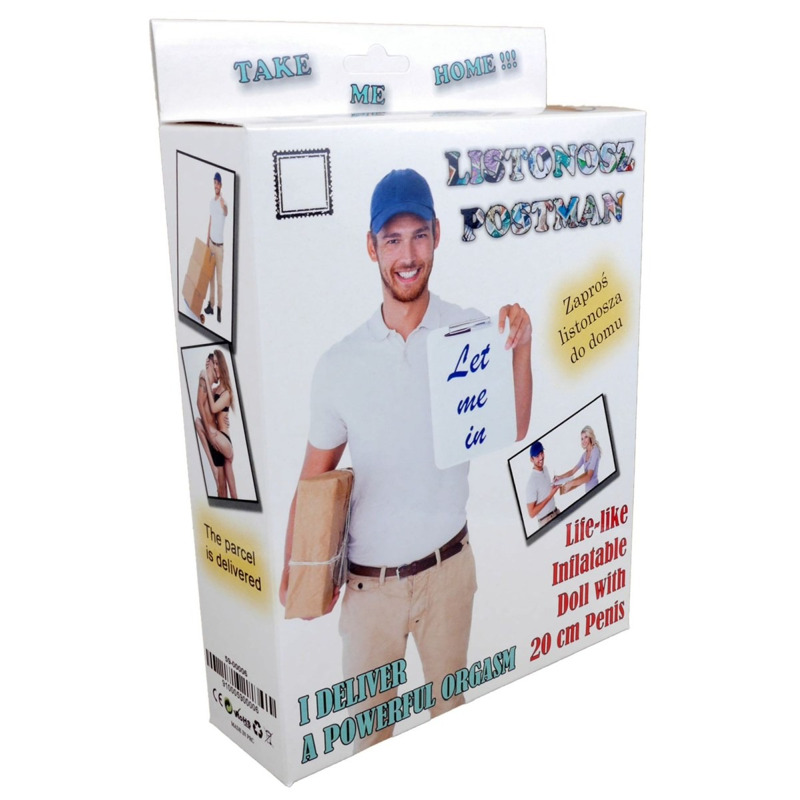Надувная секс-кукла с пенисом Почтальон Listonosz - Postman Male Doll, 160 см