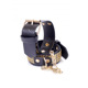 Наручники Fetish Boss Series Handcuffs with cristals 3 cm Gold