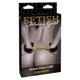 Наручники металлические Pipedream Fetish Fantasy Gold с черным мехом