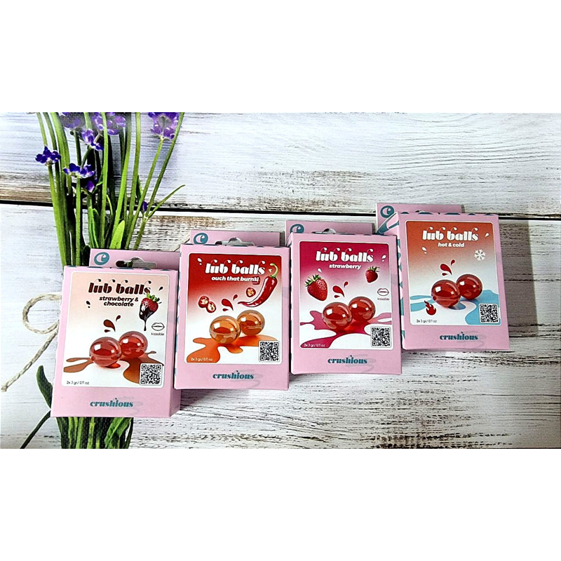 Взрывные шарики со вкусом шампанского со сливками Balls lub strawberry&champagne
