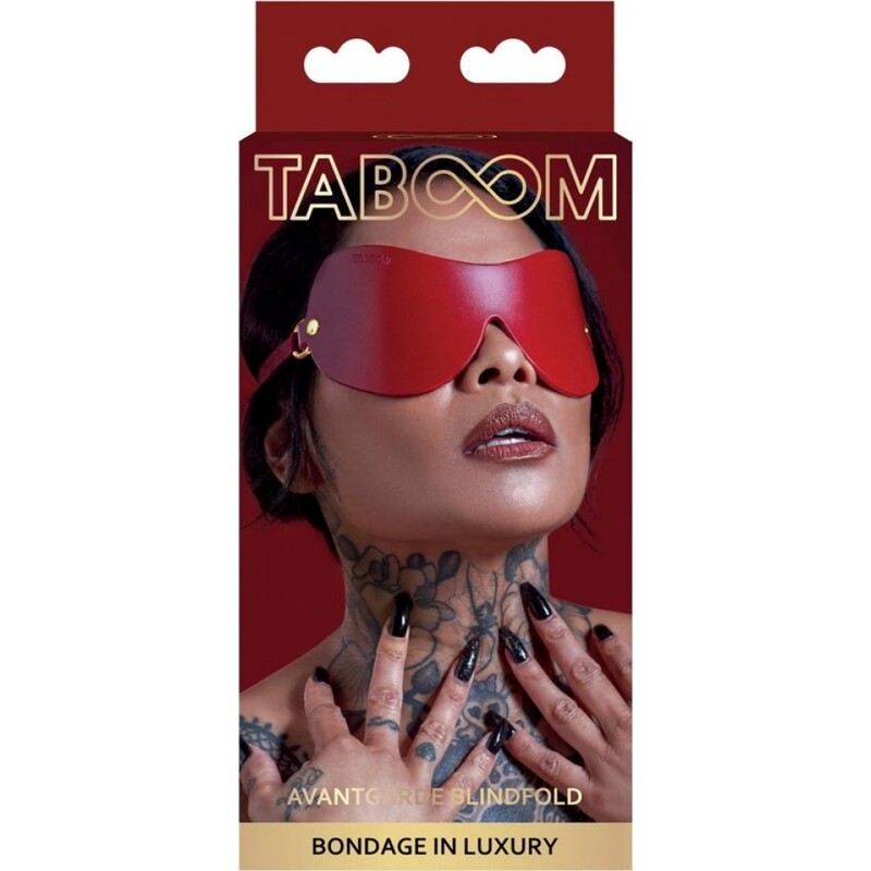 Маска с закрытыми глазами Taboom, красная