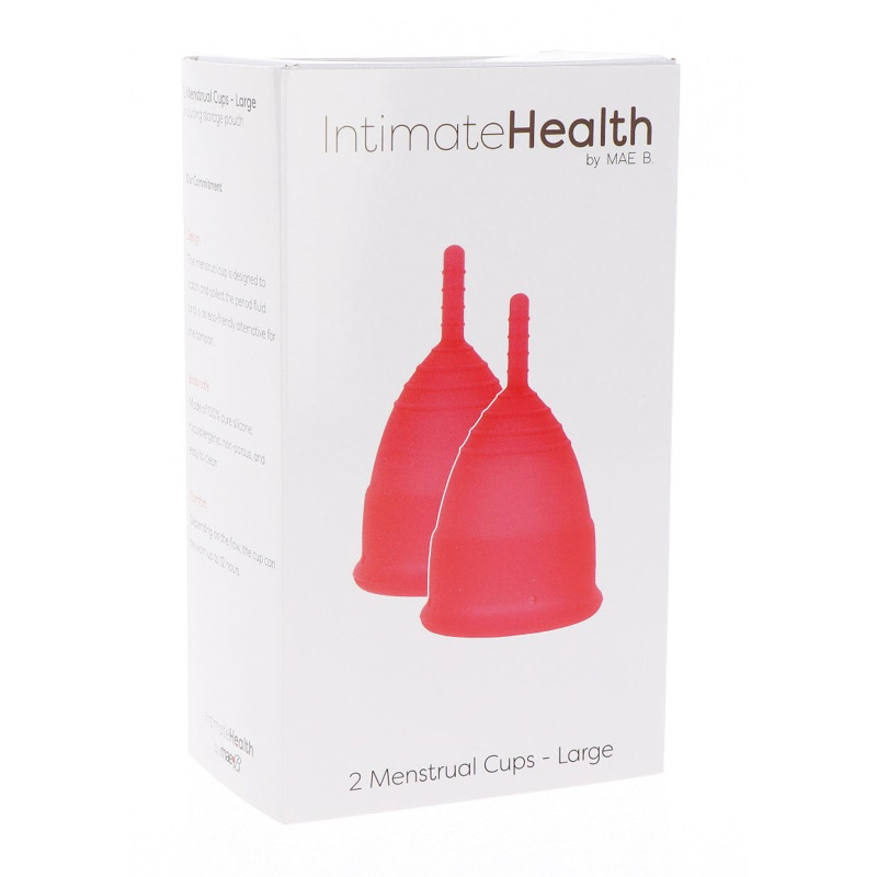 Менструальные чаши Mae B Intimate Health 2 Large Menstrual Cups