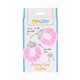 Наручники розовые с мехом Toy Joy Furry fan cuffs