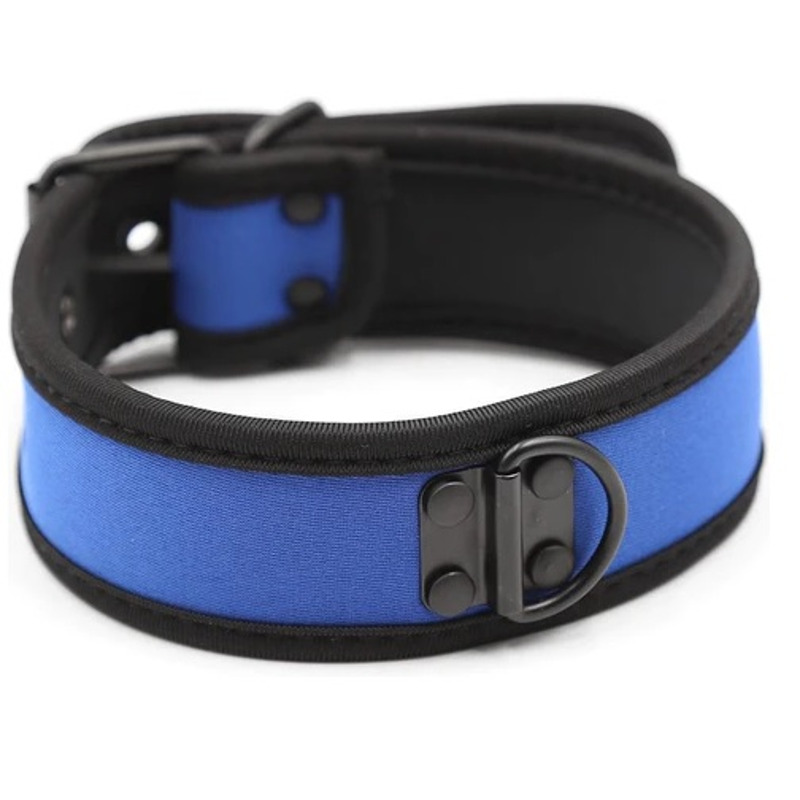 Ошейник из неопрена Collar neoprene blue