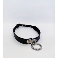 Ошейник с кльцом Collar black with ring