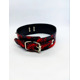 Оейник с поводком Collar black/red with leash