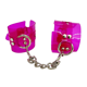 Наручники DS Fetish Handcuffs transparent, розовый