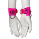 Наручники DS Fetish Handcuffs transparent, розовый