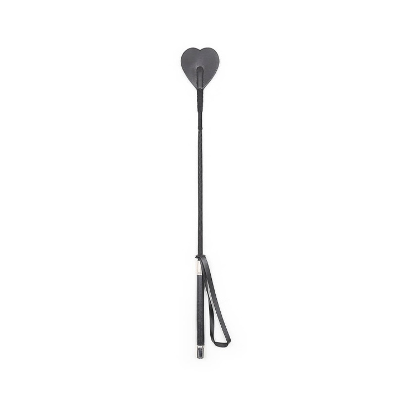 Стек сердце DS Fetish Whip heart black