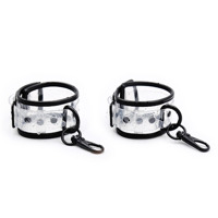 Наручники DS Fetish Wrist restraints transparent