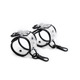 Наручники DS Fetish Wrist restraints transparent