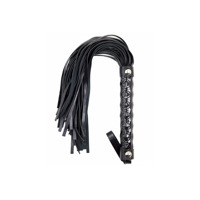 Флоггер металл DS Fetish Flogger black metal