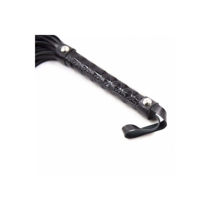 Флоггер металл DS Fetish Flogger black metal