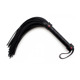 Флоггер с красным сердцем DS Fetish Flogger black with red heart