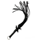 Флоггер с цветком DS Fetish Flogger L with flower, черный