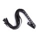 Флоггер с шипами черный DS Fetish Studded flogger black