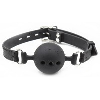 Кляп DS Fetish Mouth силиконовый, черный, L