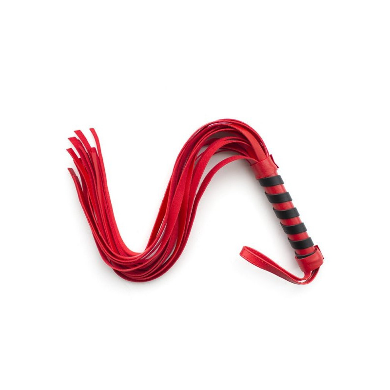 Флоггер DS Fetish Mini flogger red/black