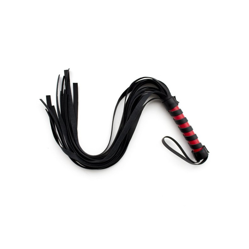 Флоггер DS Fetish Mini flogger black/red