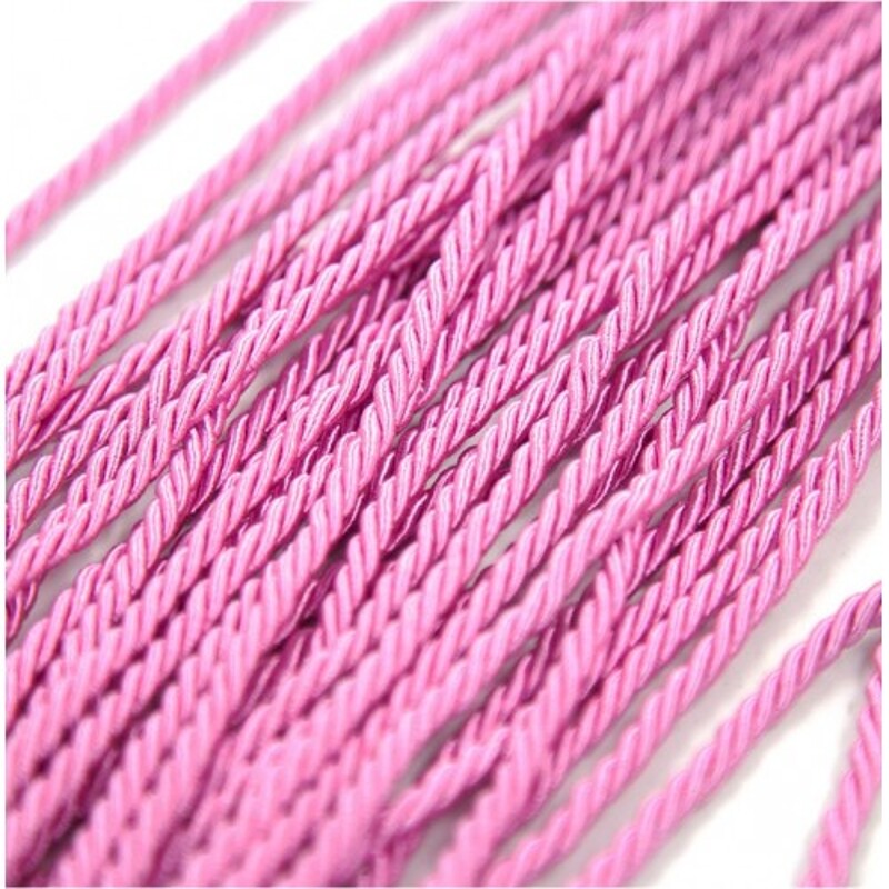 Флоггер DS Fetish Rope flogger black/pink