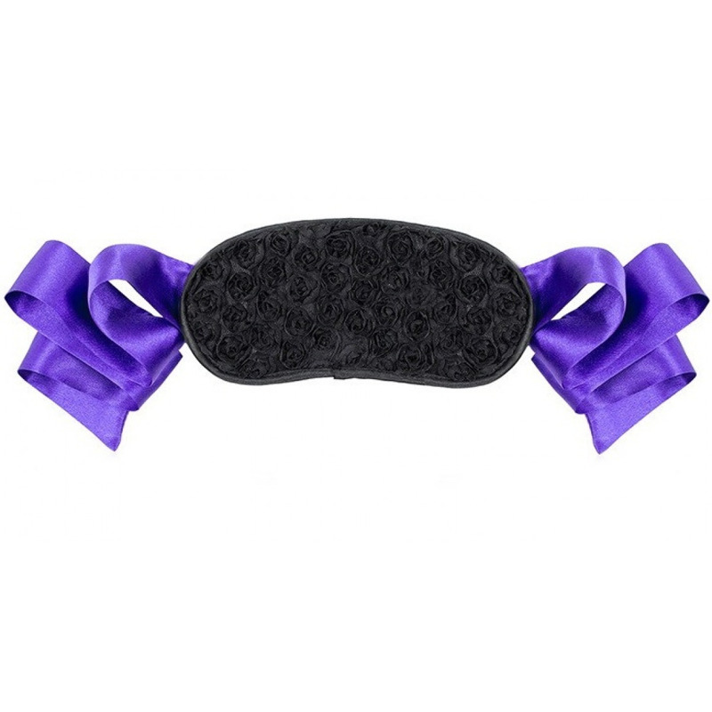 Маска DS Fetish Blindfold black/purple