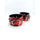 Система фиксации DS Fetish Ankle and hand cuff black/red