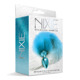 Анальная пробка с хвостом Global Novelties NIXIE METAL BUTT PLUG WITH OMBRE TAIL, BLUE METALLIC