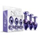 Набор анальных пробок Global Novelties NIXIE METAL BUTT PLUG TRAINER SET, PURPLE METALLIC