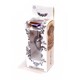 Анальная пробка с камнем Plug-Jewellery Dark Silver PLUG- Purple размер S