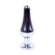 Анальная пробка с камнем Plug-Jewellery Silver BUTT PLUG- Purple