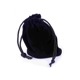 Анальная пробка с камнем Plug-Jewellery Dark Silver PLUG- Red размер S