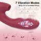 Двойной вибртор Wibrator-Silicone Vibrator USB 7+7+7 functions