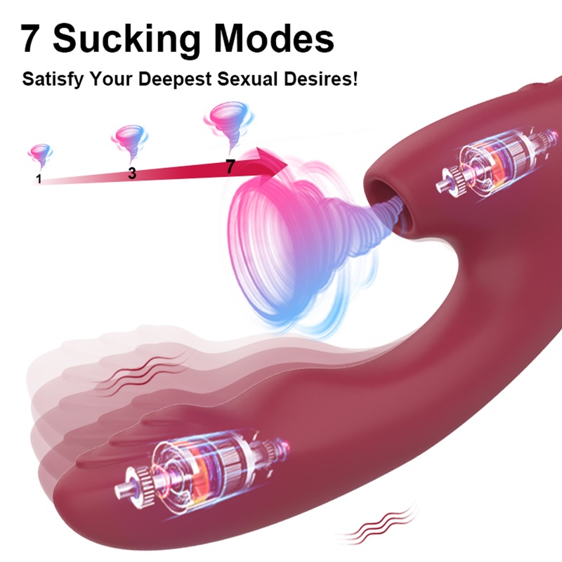 Двойной вибртор Wibrator-Silicone Vibrator USB 7+7+7 functions