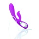 Вибратор-кролик Daro 12 функций, USB Фиолетовый