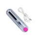 Вибропуля Strong Bullet Vibrator Silver/Pink USB 10 режимов вибрации
