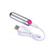 Вибропуля Strong Bullet Vibrator Silver/Pink USB 10 режимов вибрации