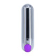 Вибропуля Strong Bullet Vibrator Silver/Purple USB 10 режимов вибрации