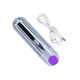 Вибропуля Strong Bullet Vibrator Silver/Purple USB 10 режимов вибрации