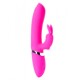 Вибратор-кролик ADELA Pink USB 12 режимов вибрации и 6 пульсаций