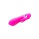 Вибратор-кролик ADELA Pink USB 12 режимов вибрации и 6 пульсаций