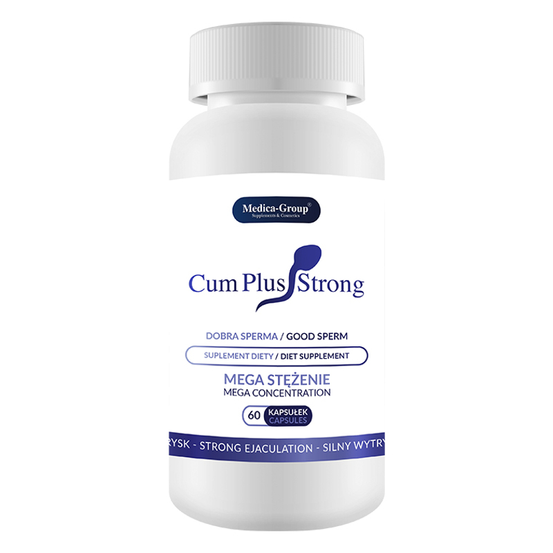 Таблетки Medica Group Cum Plus Strong для увеличения количества и качества спермы, 60 капсул