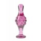 Стеклянная Анальная пробка 4.5 " Glass Romance Dildo Pink
