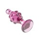 Стеклянная Анальная пробка 4.5 " Glass Romance Dildo Pink