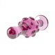 Стеклянная Анальная пробка 4.5 " Glass Romance Dildo Pink