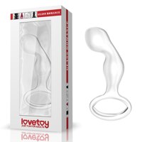 Стеклянная Анальная пробка 4,5" Glass Romance Clear