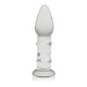 Стеклянная Анальная пробка 5,5" Glass Romance Clear
