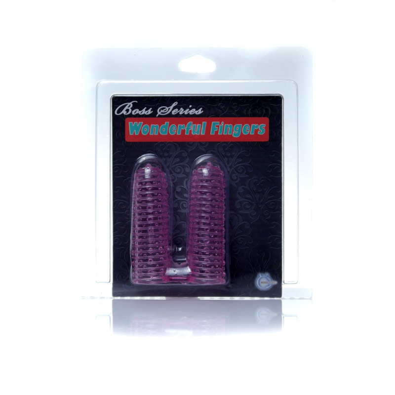 Насадка на палец двойная Wonderful Fingers Pink
